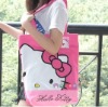 hello kitty canvas shopping bag for promotional(CS-004)