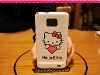 hello kitty silicone case for samsung i9100 galaxy s2