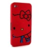hello kitty style silicone for iphone 4g case