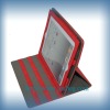 high grade foldable leather case for i pad2