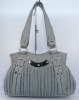 high grade gray lady handbag