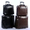 high level suitcase bright travel trolley bag