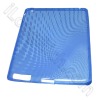 high quality Clear Wave Premium Crystal Candy TPU Case For iPad 2-Blue (accept Paypal)