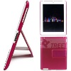 high quality PC case for Apple iPad 2 cover with stand --HOT SELLING!!!