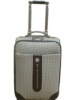 high quality PU leather trolley luggage,luggage bags