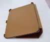 high quality brown crocodile leather folio briefcase/bag for  IPAD 2