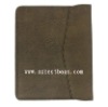 high quality brown green leather case/pouch/envelope for  IPAD 2 with simple style