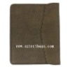high quality brown green leather case/pouch/envelope for  IPAD 2 with simple style
