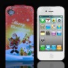 high quality cartoon flip leather case for iphone4