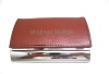 high quality fake leather card holder