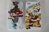 high quality fation Chitstmas gift hard plastic Santa Claus bumper case for iphone 4s