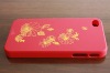 high quality fation hard PC beautiful flower plastic for iphone 4/4s cover