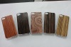 high quality fation hard PC plastic hard wood cases for iphone 4