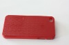 high quality fation hard PC plastic red bumper skin for iphone 4/4s