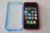 high quality fation hard plastic frame bumpers case for iphone 4