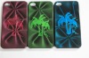 high quality fation mobile phone 3d hard holder case for iphone 4