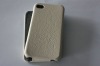 high quality fation mobile phone genuine leather bumper case for iphone 4/4s