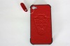 high quality fation mobile phone leather case for iphone 4g