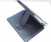 high quality folio stand beige leather case for  IPAD 2