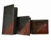 high quality mens trendy real leather wallets