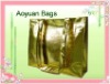 high quality metallic gold bag