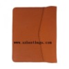 high quality orange leather case/pouch/envelope for  IPAD 2 with simple style