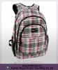 high quality printing check backpack bag