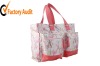 high quality printing fashion pvc nappy bag diaper bag