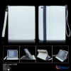 high quality pu protective case for ipad2 with brace web