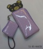 high quality purple color purse for girls