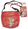 high quality red cartoon canvas bag