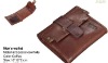 high quality short coffee men Nappa leather wallet