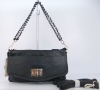 high quality shoulder lady handbag with metal chain