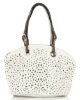 hollow out pu designer handbag