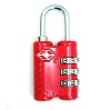 honorable red TSA travel lock