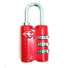 honorable red TSA travel lock