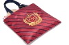 honourable red&blue lined words shopping bag