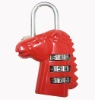 horse-shaped combination lock