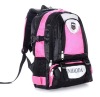 hot cheap pink and black backpack school bag