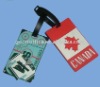hot eco-friendly advertising gifts pvc luggage tag/waterproof luggage tag