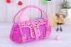 hot fashion designer summer straw handbag