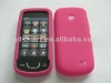 hot pink SILICONE rubber skin soft back cover case for SAMSUNG T528G