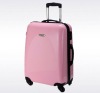 hot pink abs luggage