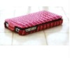 hot pink crocodile leahter wallet cover for iphone 4s