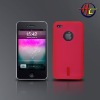 hot pink frosting mobile phone case for apple iphone 4g(CDMA)
