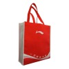 hot red foldable shopping bag