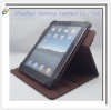 hot sale-360degree rotating stand leather case cover for ipad2