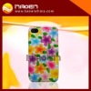 hot sale case with shine flower pattern abs case for iphone