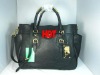 hot sale famous brand leather handbag black PD092