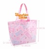 hot sale lady pink cute tote bags promotion